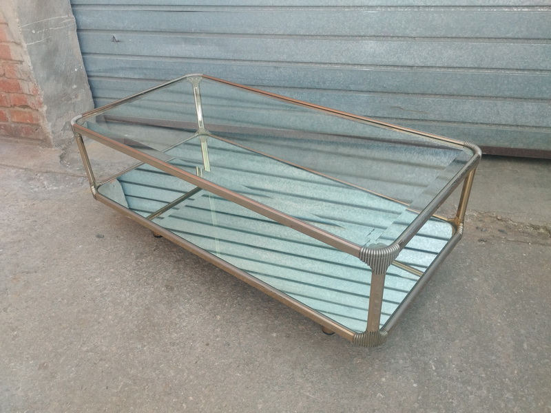 juego estanteria mesa centro inox 114x80x33 40x100x50 1u